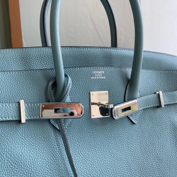 Hermès Birkin 35 Bleu Ciel - Picture 14 of 16